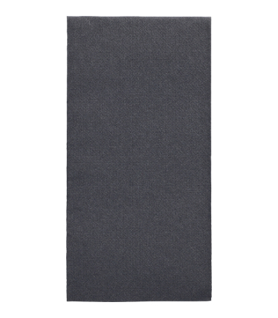 Product foto van 50 Servetten "ROYAL Collection" 1/8 vouw 40 cm x 40 cm zwart