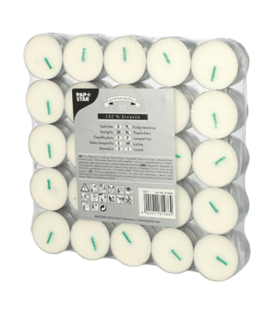 Product foto van 50 Theelichten Ø 37