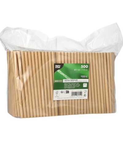 papier Ø 7 mm · 15 cm bruin