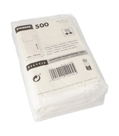 HDPE 48 cm x 27 cm x 12 cm wit