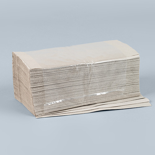 5000 Blad Handdoekjes V-vouw 23 cm x 25 cm natuur "Plus L" zigzag Product foto van 5000 Blad Handdoekjes V-vouw 23 cm x 25 cm natuur "Plus L" zigzag