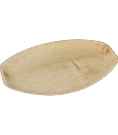 Palmblad "pure" ovaal 3 cm x 37 cm x 25 cm natuur