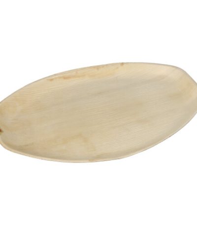 Palmblad "pure" ovaal 3 cm x 43 cm x 29 cm natuur