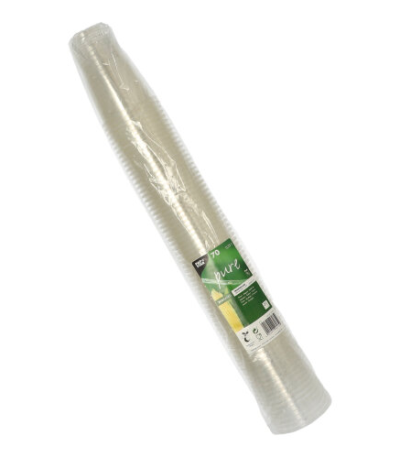 8 cm · 11 cm glashelder met schuimkraag