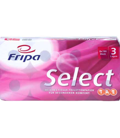 Product foto van 8 Rollen Toiletpapier