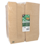 5 cm x 11 cm bruin "100% Fair" groot