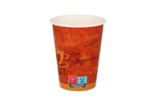 Product foto van Kartonnen koffiebeker 340cc 12oz espresso gold (21804)