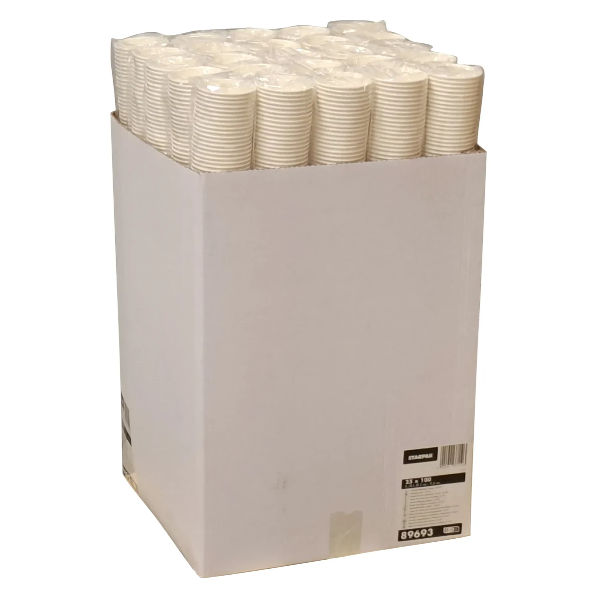 Product foto van Automaatbekers papier wit set van 100 180ml To Go