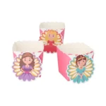 Product foto van Bakvormpjes Prinzessin 6cm set van 6 "Buddies"