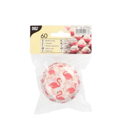 Product foto van Bakvormpjes papier assorti set van 60 Ø 5cm 2.5cm