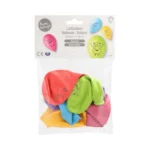 Product foto van Ballonnen 29cm assorti kleuren Monsters set van 6