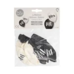 Product foto van Ballonnen latex Mr. + Mrs. set van 6 Ø 29cm