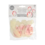 Product foto van Ballonnen latex hartjesconfetti set van 6 Ø 29cm