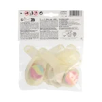 Product foto van Ballonnen latex kleurrijk confetti set van 6 Ø 29cm