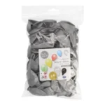 Product foto van Ballonnen zilver set van 100 25 cm