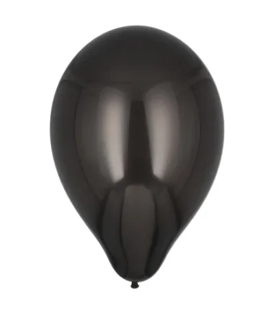Product foto van Ballonnen zwart set van 100 25 cm