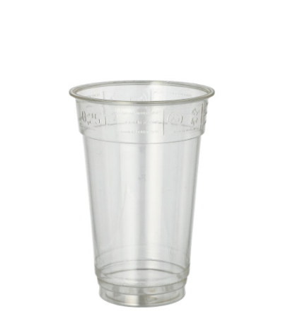 Product foto van Bekers PET glashelder set van 50 250ml Hurricane