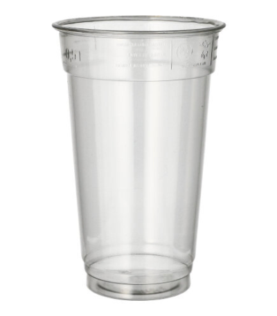 Product foto van Bekers PET glashelder set van 50 500ml Hurricane