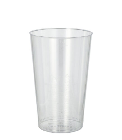 Product foto van Bekers PS glashelder set van 50 300ml