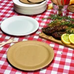 Product foto van Borden karton rond wit extra sterk set van 50 Ø 26cm Pure