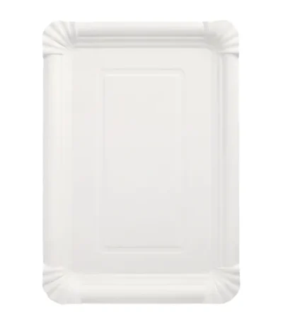 Product foto van Borden karton wit hoekig set van 250 18x26cm Pure