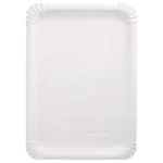 Product foto van Borden karton wit set van 125 hoekig 24cm x 33cm Pure