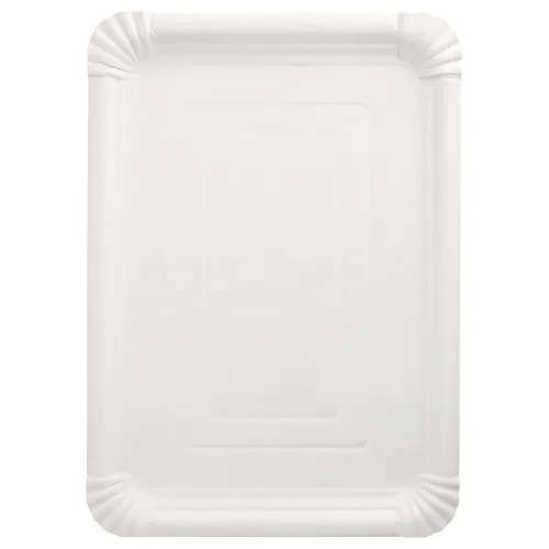 Product foto van Borden karton wit set van 125 hoekig 24cm x 33cm Pure