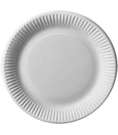 Product foto van Borden karton wit set van 25 Ø 23cm Pure