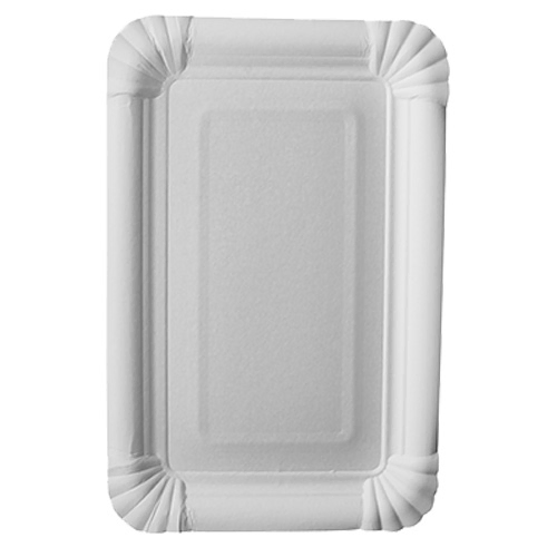 Product foto van Borden karton wit set van 25 hoekig 13cm x 20cm Pure
