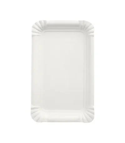 Product foto van Borden karton wit set van 250 hoekig 10x16cm Pure