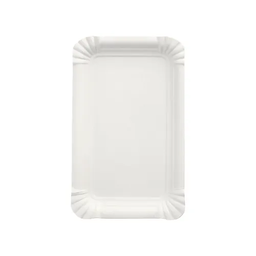 Product foto van Borden karton wit set van 250 hoekig 10x16cm Pure