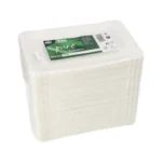 Product foto van Borden karton wit set van 250 hoekig 13x20cm Pure