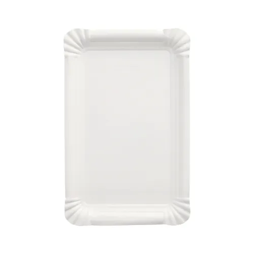 Product foto van Borden karton wit set van 250 hoekig 13x20cm Pure