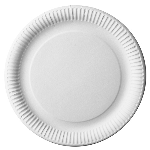 Product foto van Borden karton wit set van 50 rond 29cm Pure