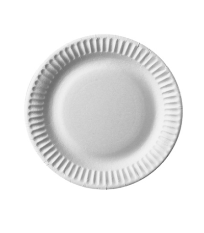 Product foto van Borden papier wit set van 100 rond 15cm Pure