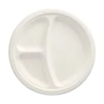 Product foto van Borden suikerriet wit set van 12 Ø 23cm 2cm "pure"