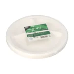 Product foto van Borden suikerriet wit set van 12 Ø 23cm 2cm "pure"