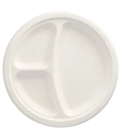 Product foto van Borden suikerriet wit set van 12 Ø 23cm 2cm "pure"