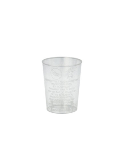 Product foto van Borrelglazen PS glashelder set van 40 4cl