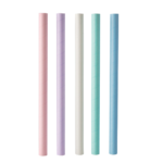 Product foto van Bubble Tea Rietjes papier assorti kleuren set van 200 12mm 20cm