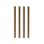 Product foto van Bubble Tea rietjes papier bruin set van 200 12mm 20cm Pure