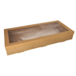 Product foto van Catering dozen karton bruin set van 10 8x25x56cm