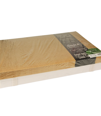 Product foto van Catering dozen papier wit hoekig groot set van 10 Good Food
