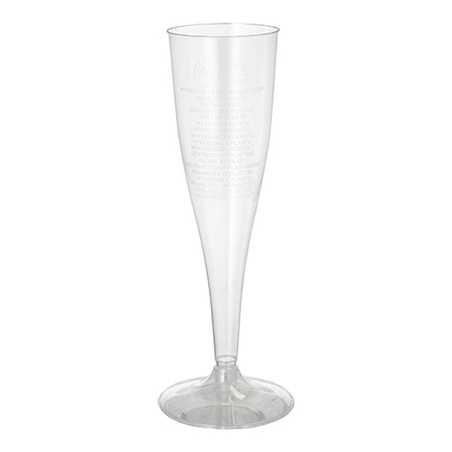 Champagneglazen glas 1-vaks helder 10 stuks 100ml Product foto van Champagneglazen glas 1-vaks helder 10 stuks 100ml