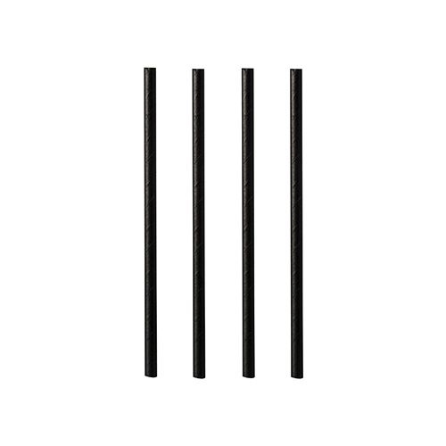 Product foto van Cocktailrietjes papier zwart set van 500 7mm 15cm