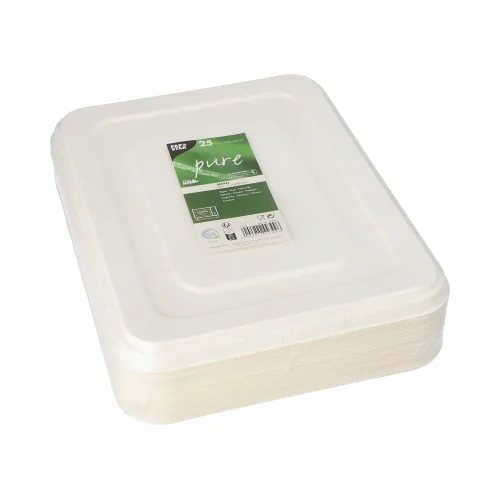 Product foto van Dekseks suikerriet wit set van 25 1