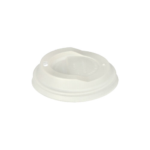 Product foto van Deksel C-PLA wit set van 50 9cm x 2