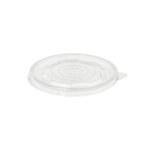 Product foto van Deksel voor soepkommen PP transparant set van 50 rond 11cm To Go