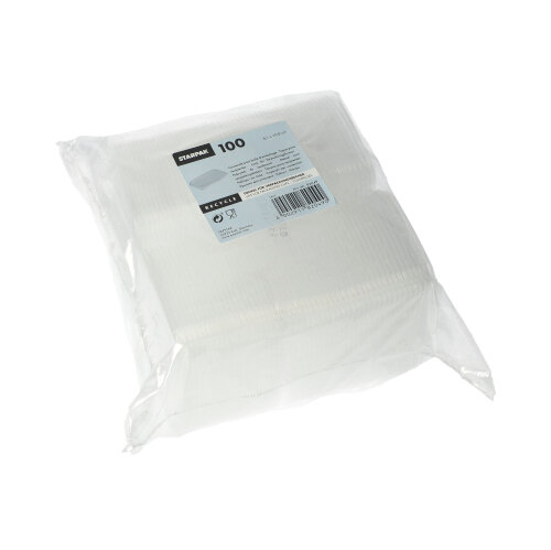 Product foto van Deksel voor verpakkingsbekers PP transparant set van 100