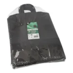 Product foto van Draagtassen papier zwart set van 25 35x26x12cm met handvat